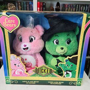Care Bears x Wicked 14" Glinda and Elphaba Duo BNIB